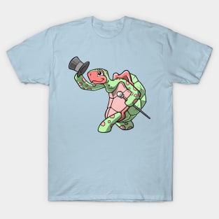 Turtle or Tortoise with Top Hat T-Shirt